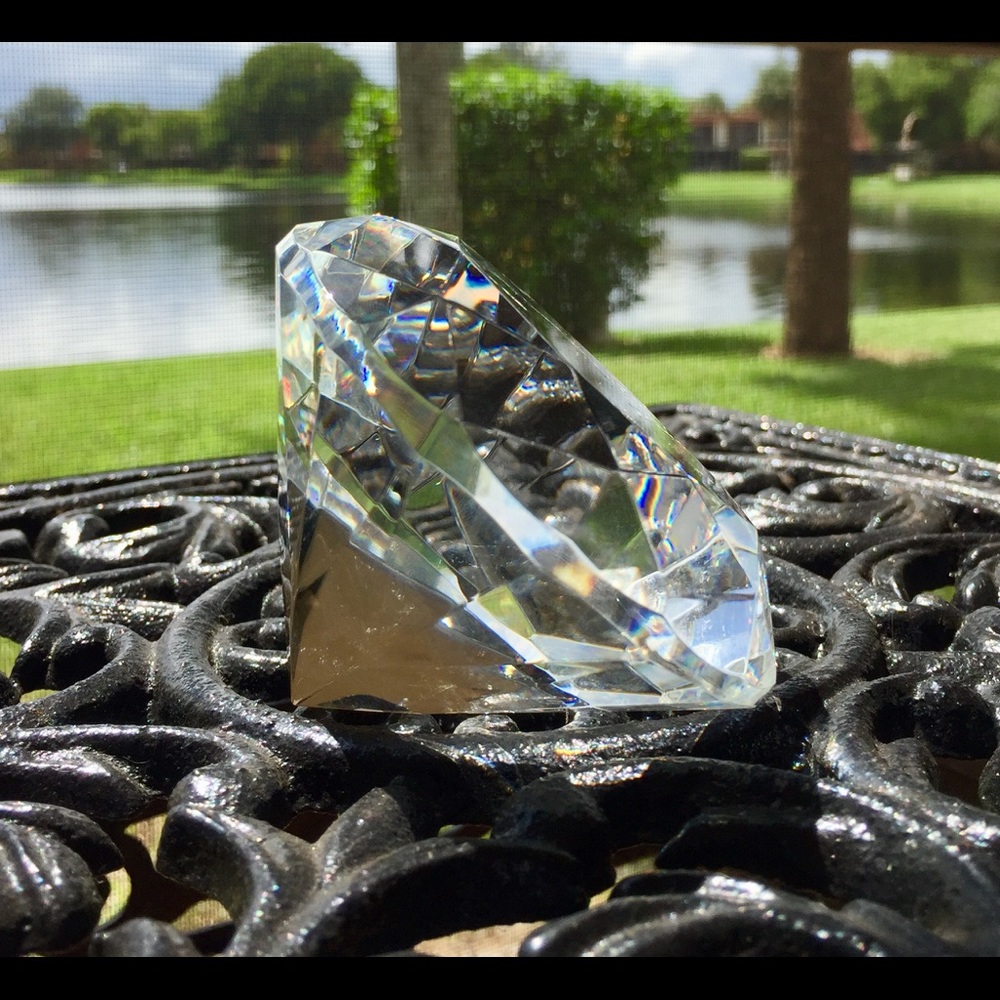 Rosenthal Diamond-Shaped Paperweight